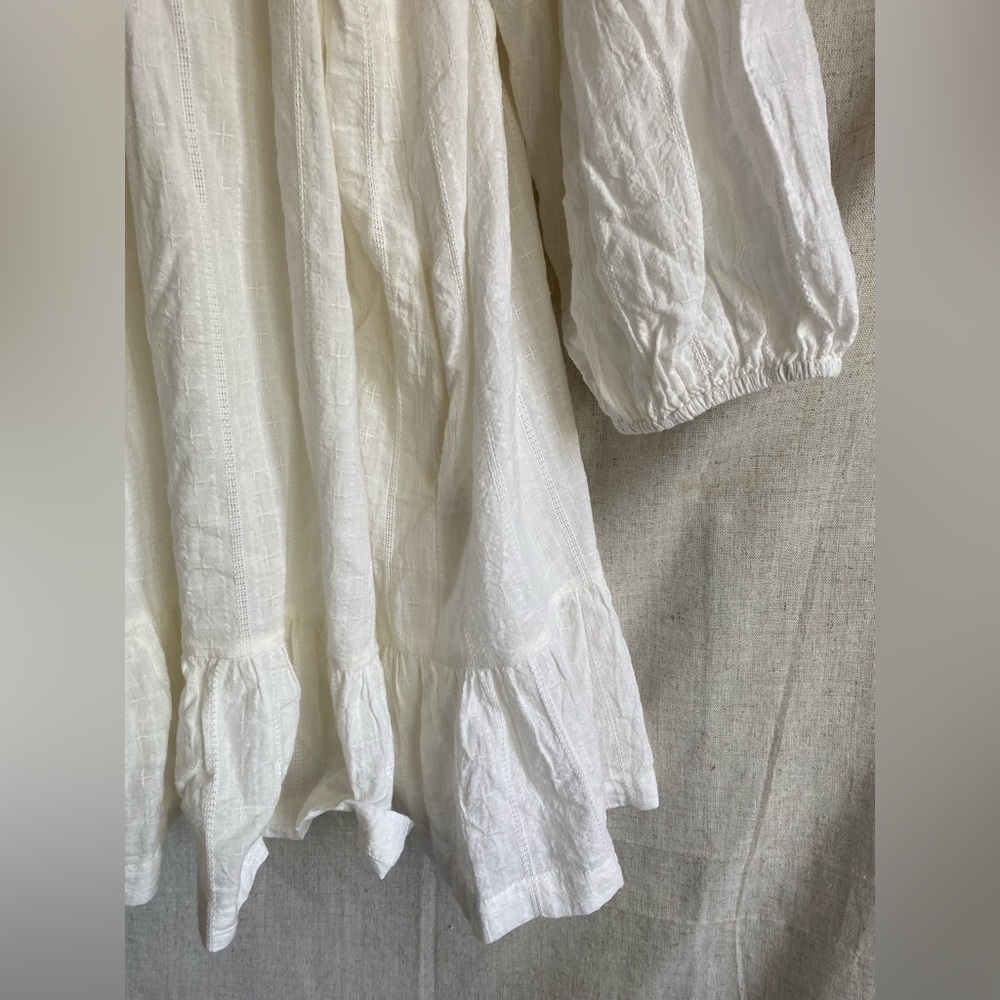 Cleobella White Off-Shoulder Mini Dress - Picture 9 of 13